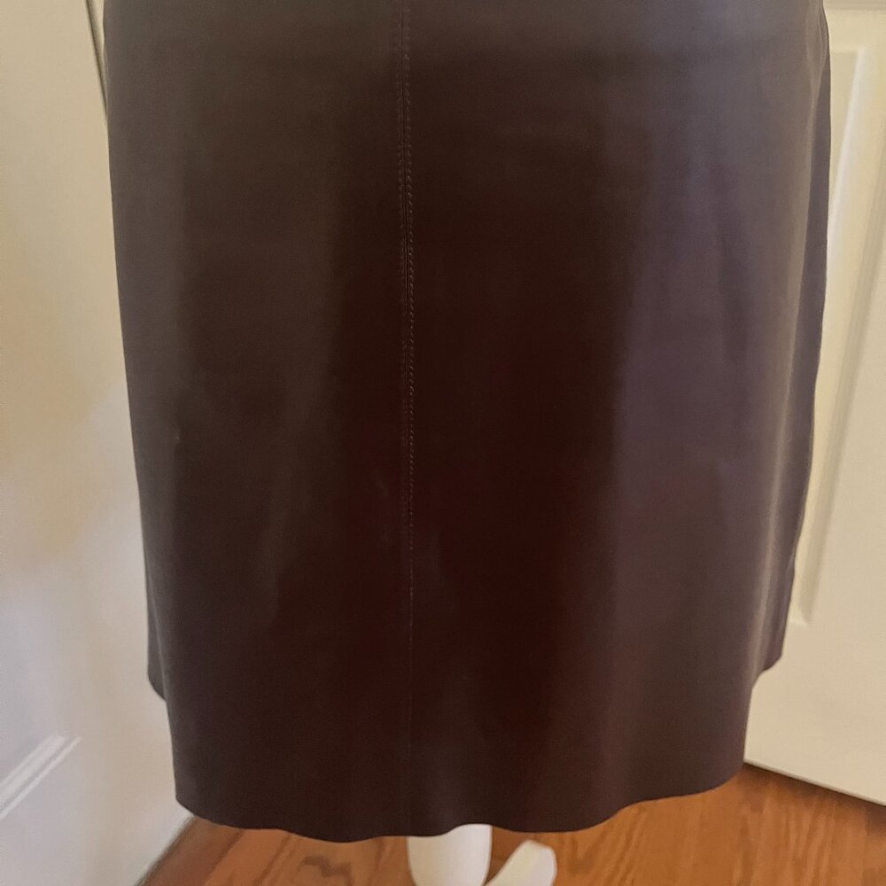 NWT Theory Leather Skirt